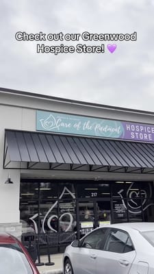 Exterior view of the Hospice Store at Care of the Piedmont