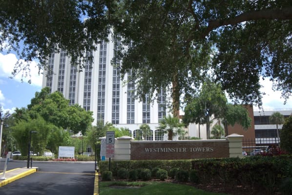 Exterior view of Westminster Towers building