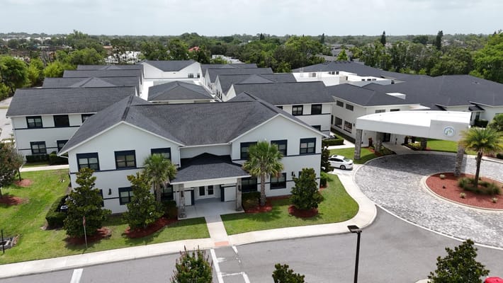 Aerial view of the Strive At Fern Park facility