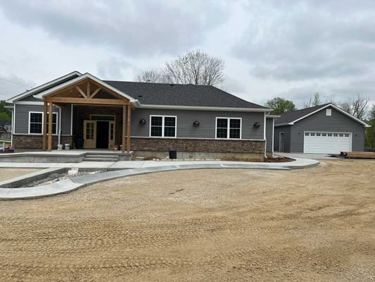 Exterior view of Aspen Valley Senior Homes building