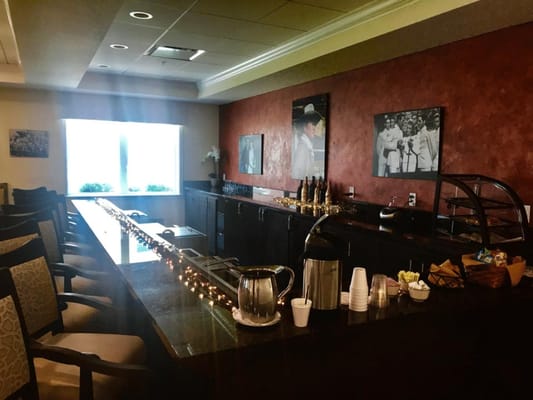 Interior view of a well-decorated dining area