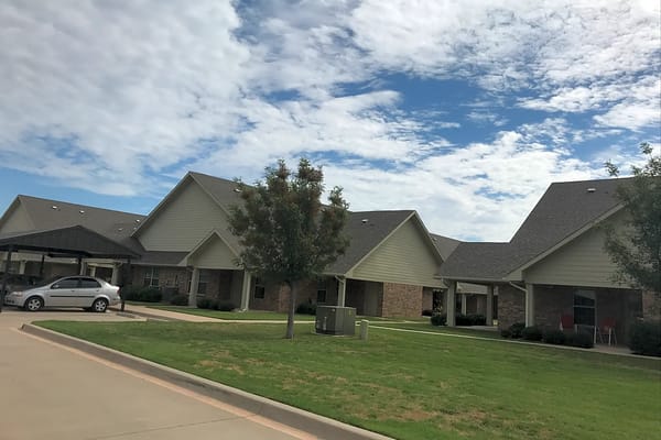 Exterior view of the facility building and grounds