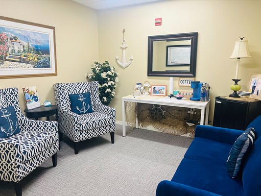 Interior common area with comfortable seating and decor