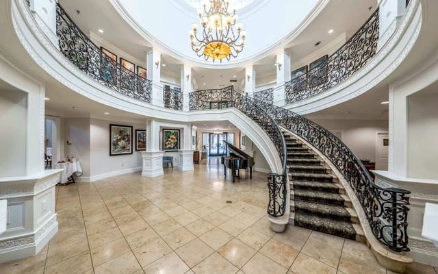 Elegant interior view of the facility's lobby area
