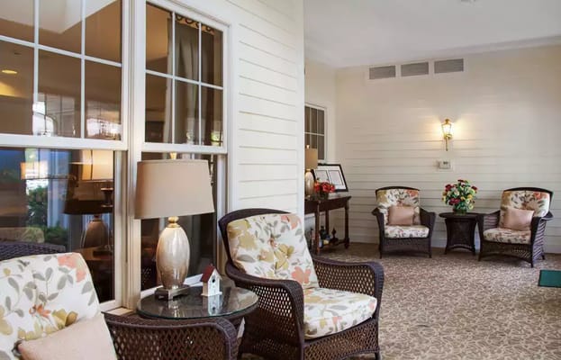 Cozy common area with comfortable seating and decor