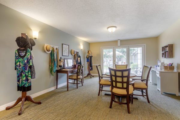 Interior common area with seating and decor