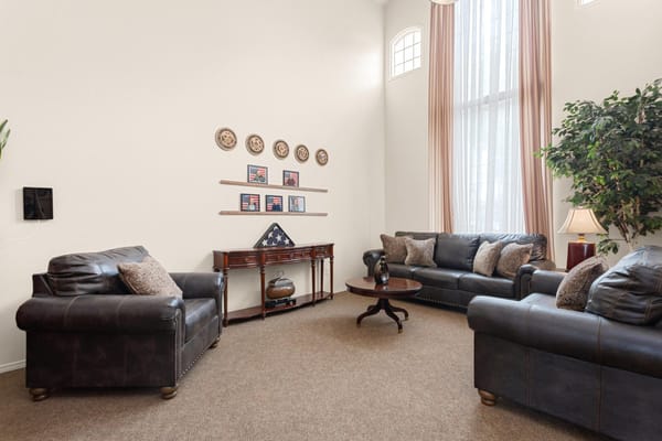 Cozy common area with comfortable seating