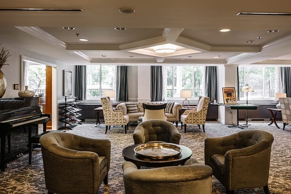 Cozy common area with comfortable seating and natural light