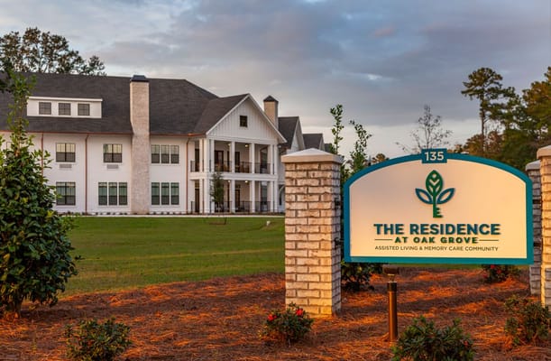 Exterior view of The Residence at Oak Grove building