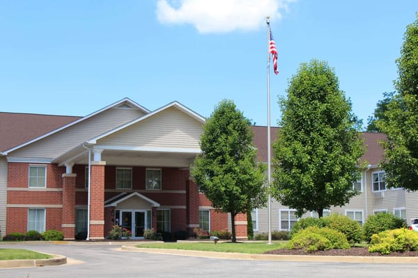 Exterior view of Evergreen Place Assisted Living