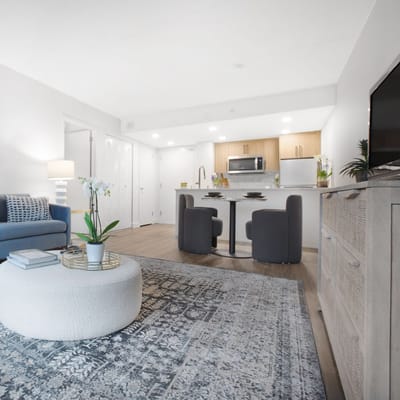 Cozy interior view of a resident living space
