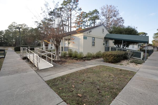 Exterior view of Cecil Pines Adult Living Community building