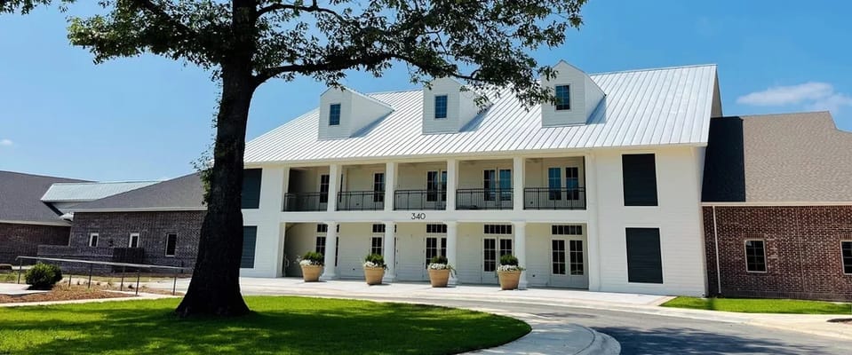 Exterior view of the Gardens of Somerset facility