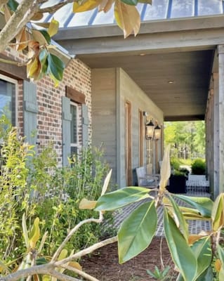 Entrance pathway leading to the facility