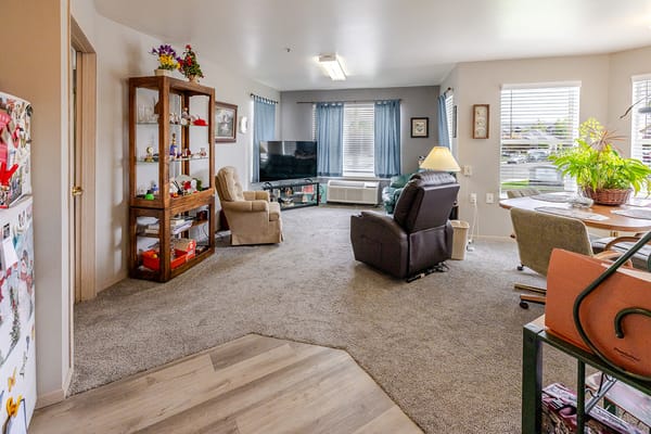 Cozy interior of a resident's living space