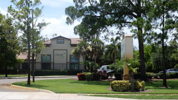Exterior view of the assisted living facility