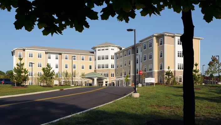 Front view of Roosevelt Care Centers building