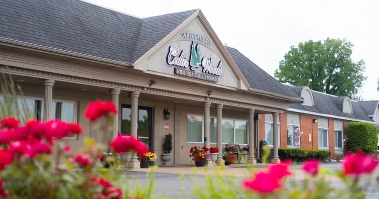 Exterior view of CedarWoods Assisted Living facility