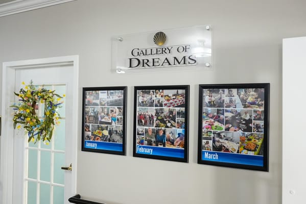 Gallery of Dreams showcasing residents' activities
