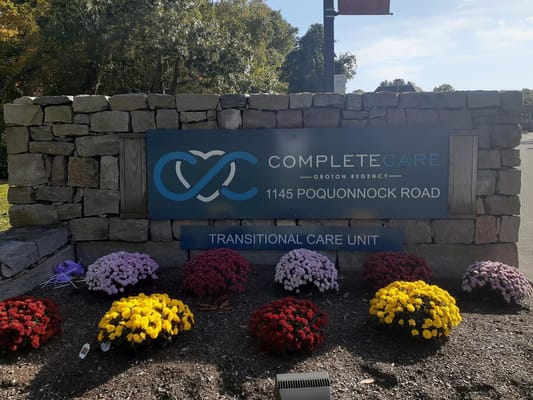 Signage for Complete Care at Groton Regency