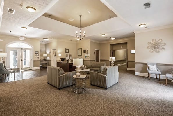 Interior common area with seating and decor