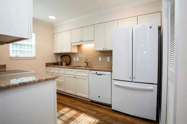 Modern kitchen in a senior living facility
