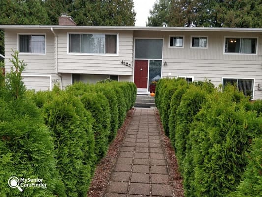 Exterior view of Loving Care Adult Family Home entrance