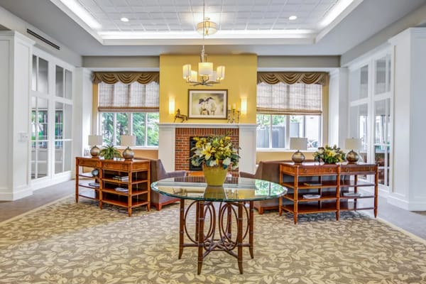 Interior common area with seating and decor