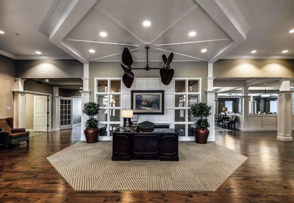 Interior view of the facility's lobby area