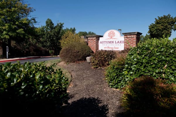 Entrance sign for Autumn Lake Healthcare