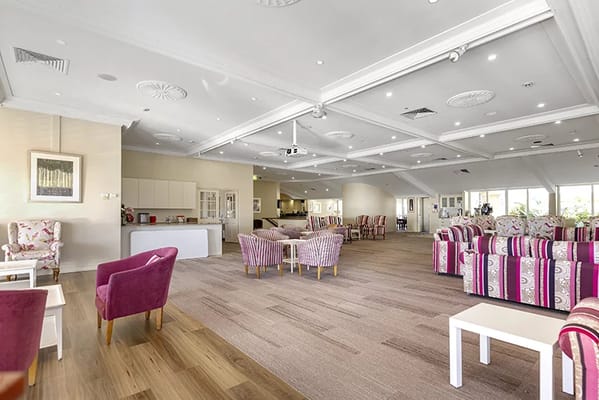 Interior common area with seating and decor