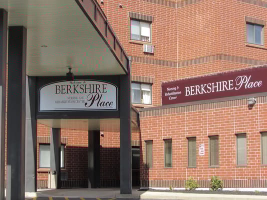 Entrance of Berkshire Place nursing and rehabilitation center