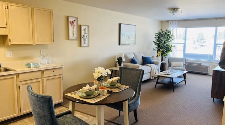 Cozy interior of a resident living space