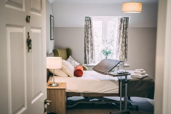 Cozy resident room with comfortable furnishings