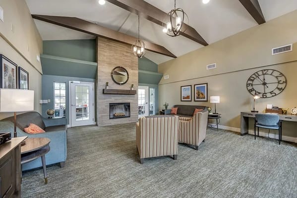 Cozy common area with comfortable seating