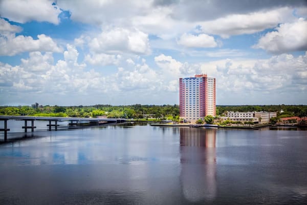View of Calusa Harbour and surrounding waterfront