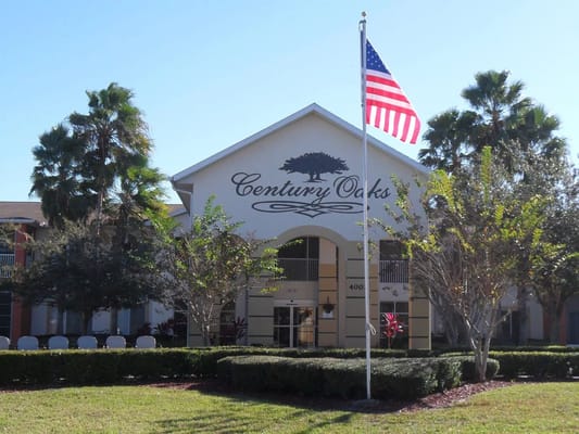 Exterior view of Century Oaks Assisted Living facility