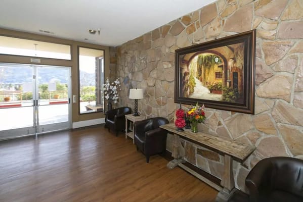 Interior common area with seating and decor