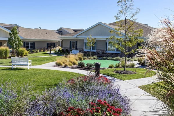 Beautiful outdoor garden space at Country House