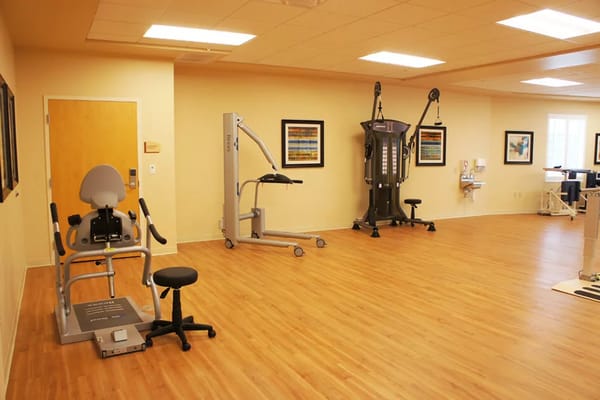Interior view of a rehabilitation exercise room