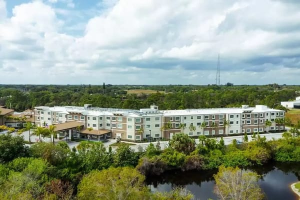 Aerial view of the Discovery Village at Stuart facility