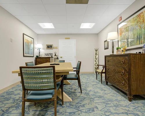 Interior common area with a welcoming atmosphere