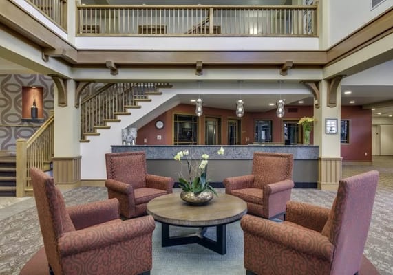 Interior common area with seating and decor
