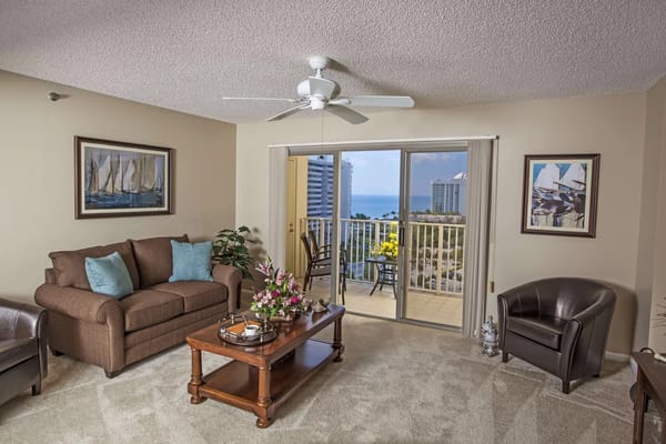 Cozy living room with a view and comfortable seating