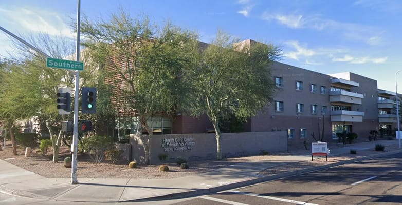 Exterior view of Healthcare Center at Friendship Village