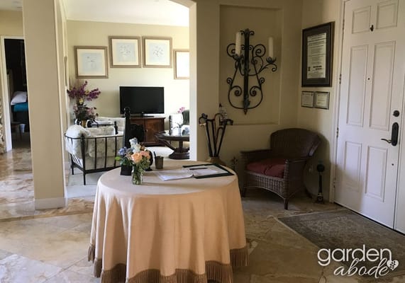 Interior view of the facility's welcoming lobby area