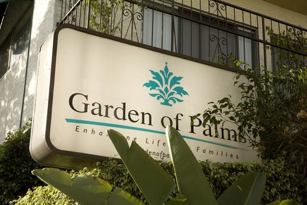 Signage for Garden of Palms facility