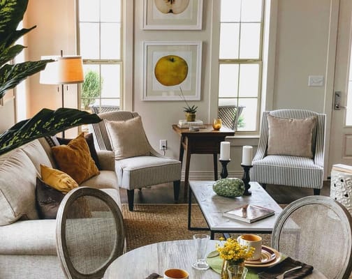 Cozy common area with comfortable seating and decor