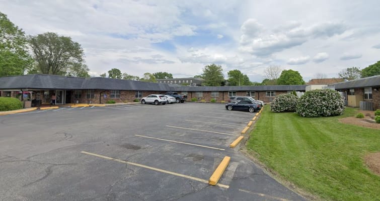 View of the parking lot at Golden Living Center Bloomington