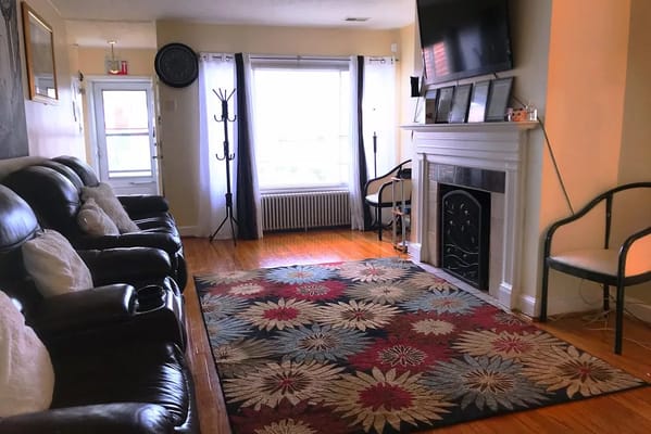 Interior common area with seating and decor